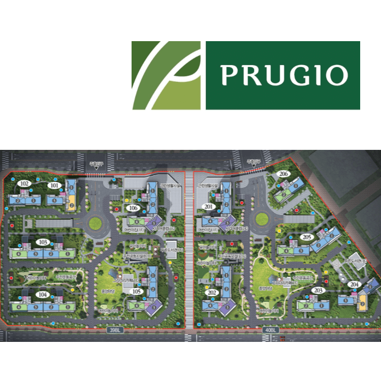 오룡 푸르지오 파르세나 단지 배치도