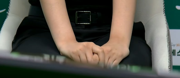 권발해 VS 스롱 피아비 32강 경기결과 (하나카드 LPBA 챔피언십) - 권발해 선수 모습