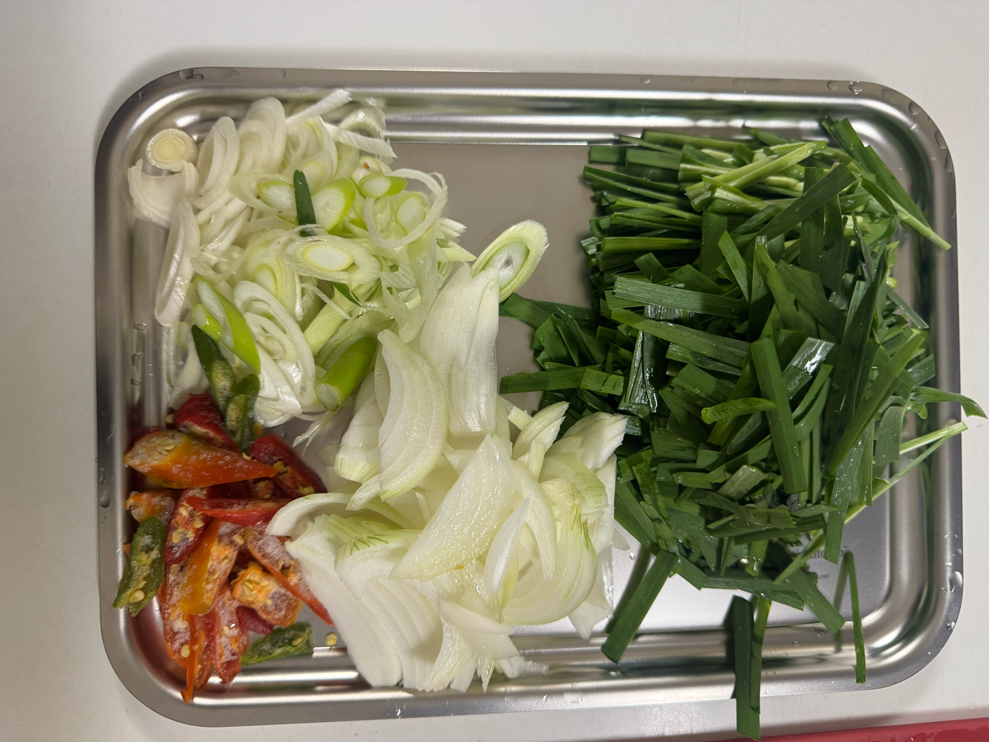 오리고기 볶음에 넣을 야채