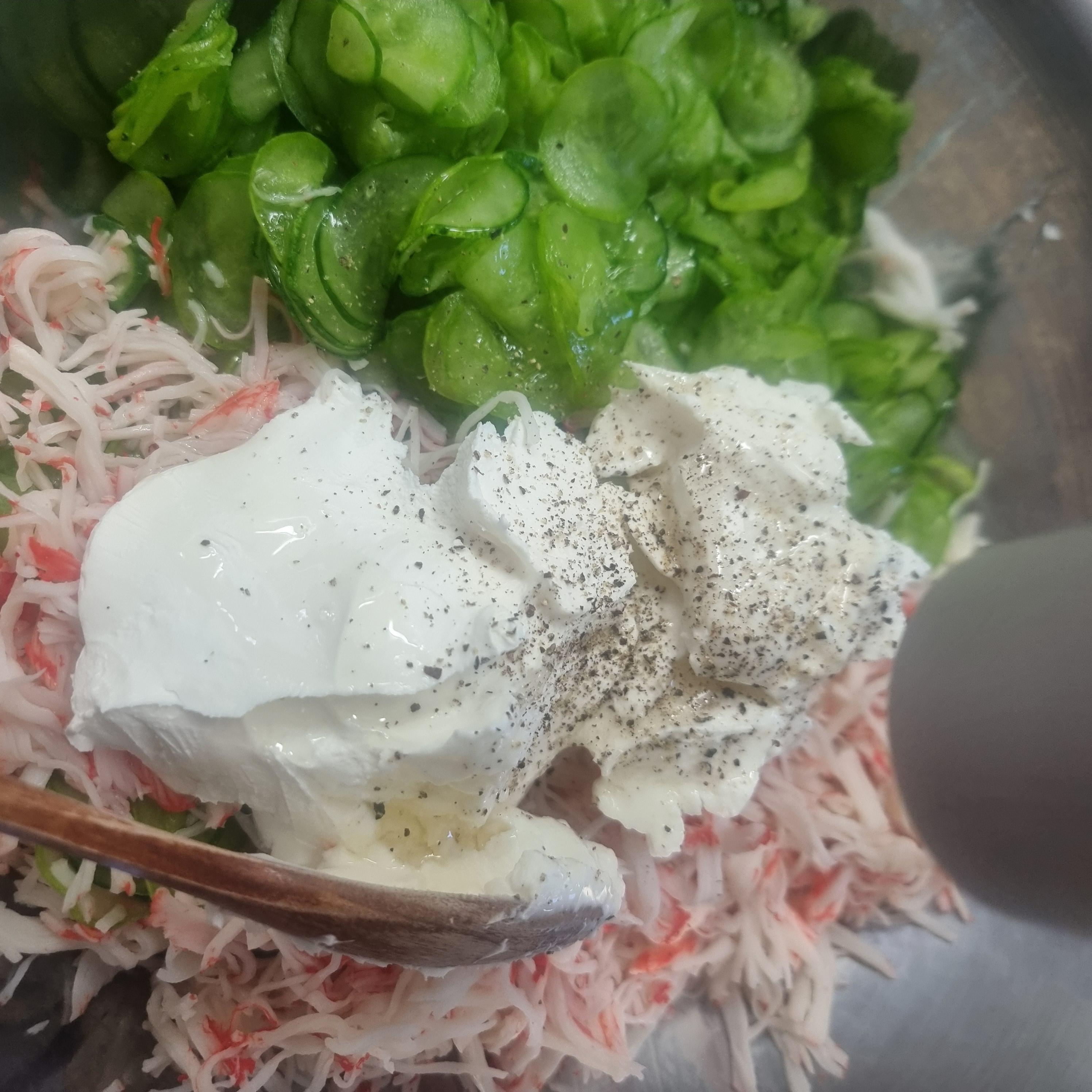 서브웨이 오이 샌드위치 만들기