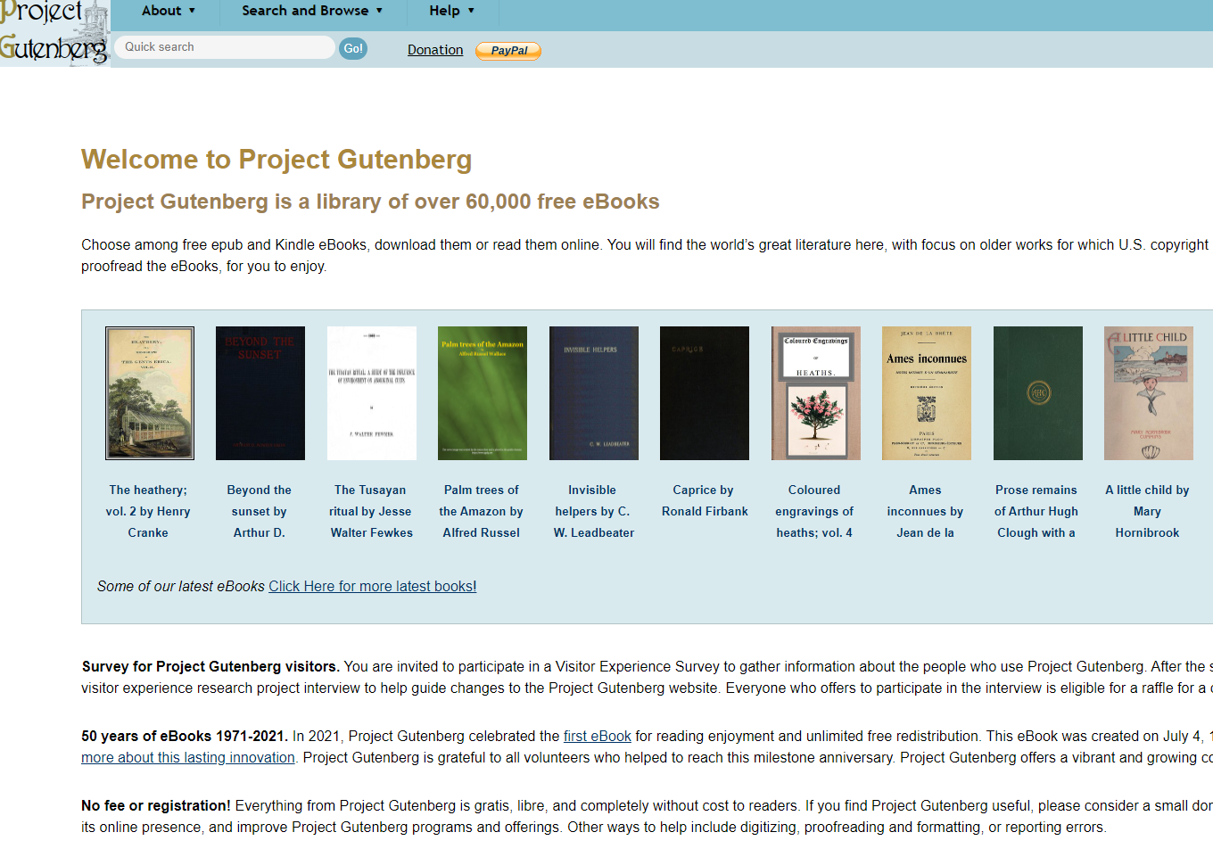 영어 원서 사이트