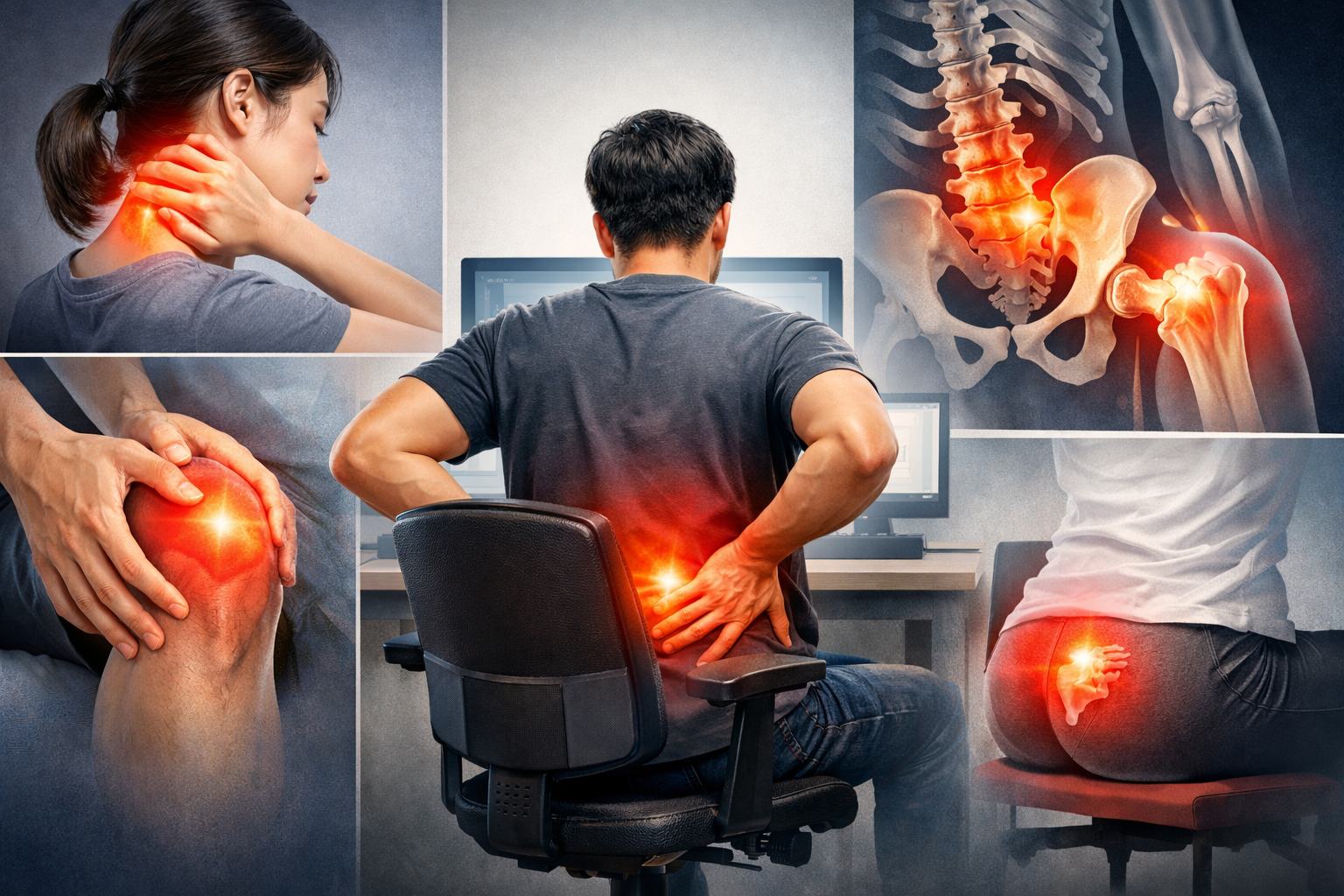 오래 앉아 있을 때 생기는 통증