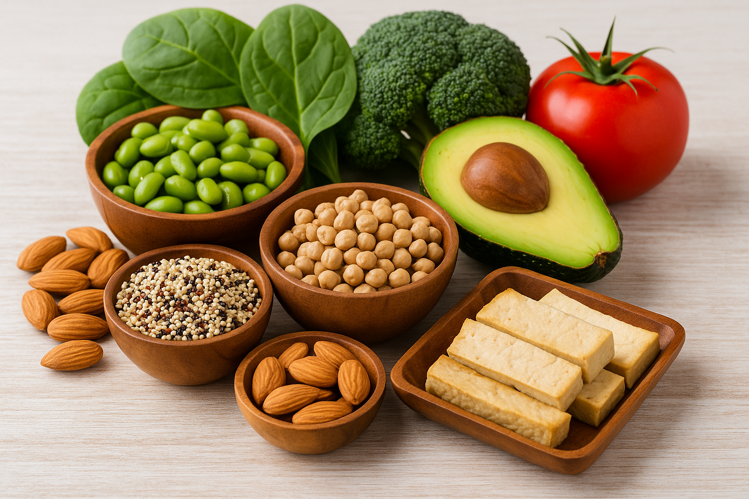 채식 다이어트의 대표 식재료들