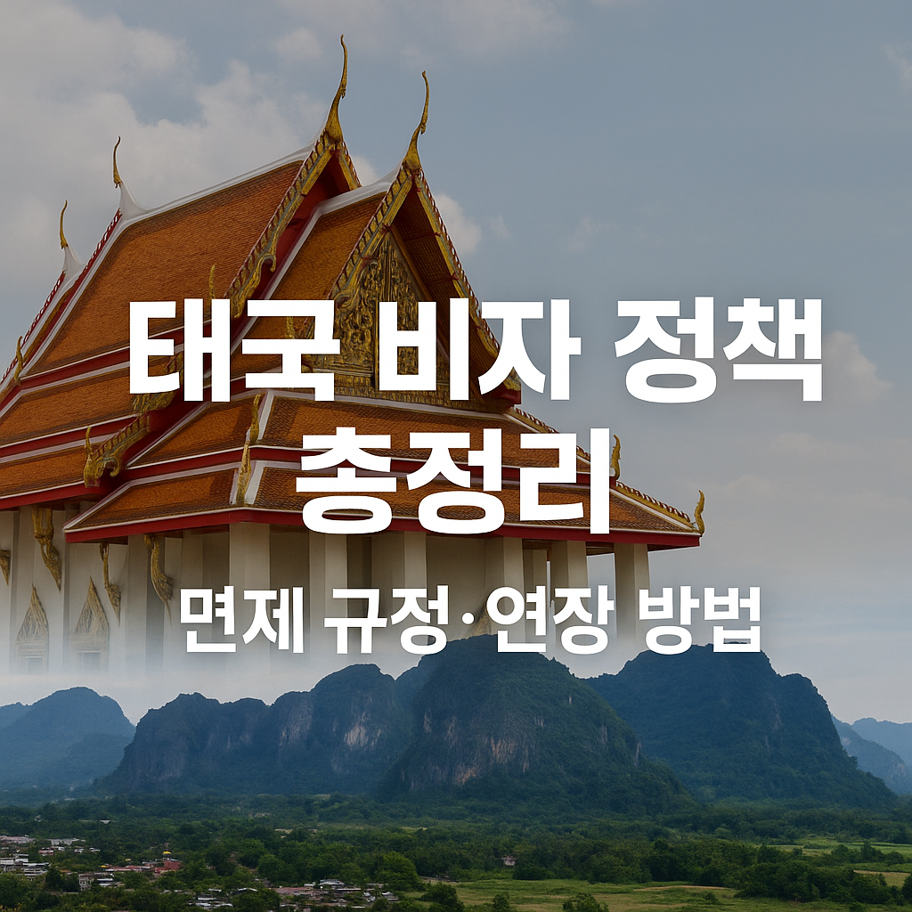 태국 비자 정책 총정리