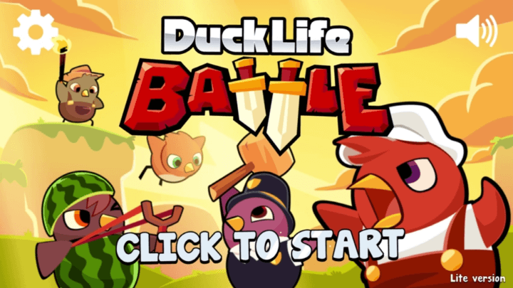 덕라이프7-무료게임-메인-화면