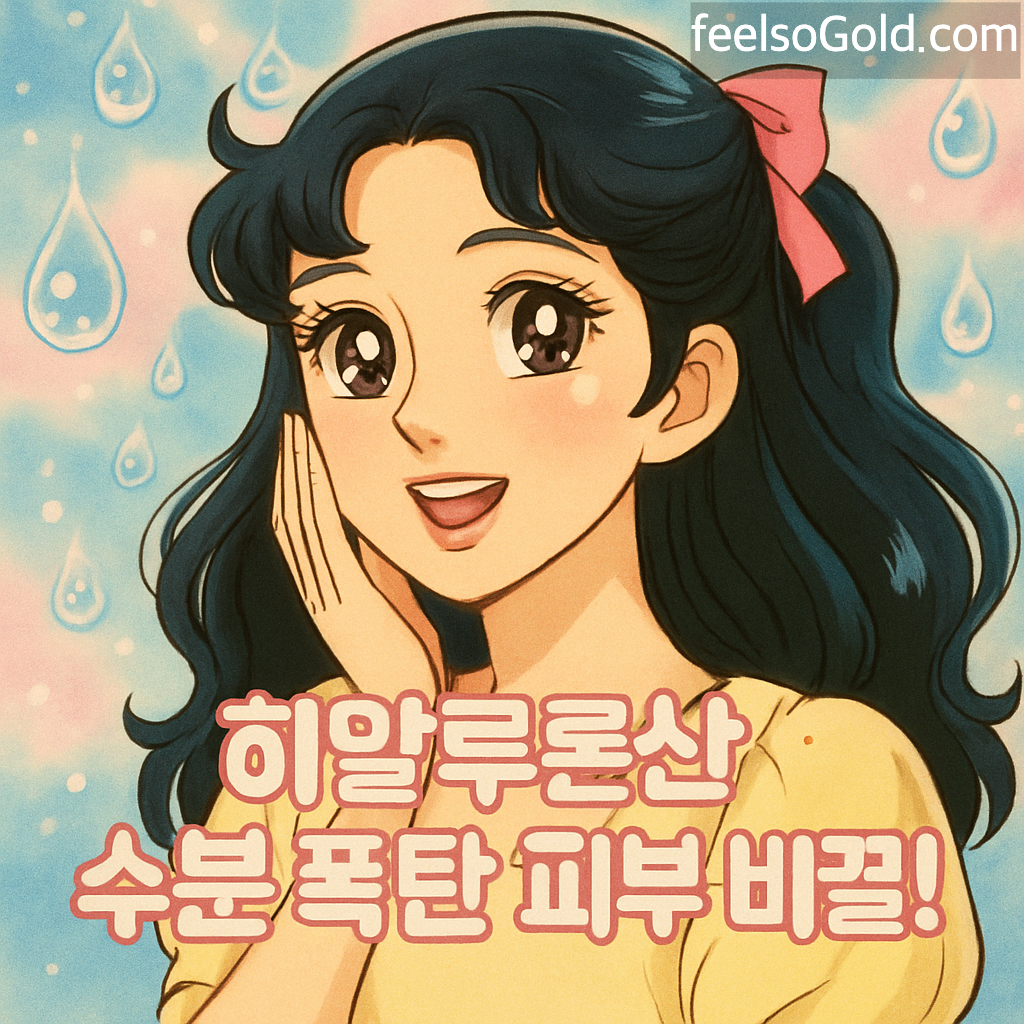 히알루론산✨ 수분 폭탄 피부 비결!
