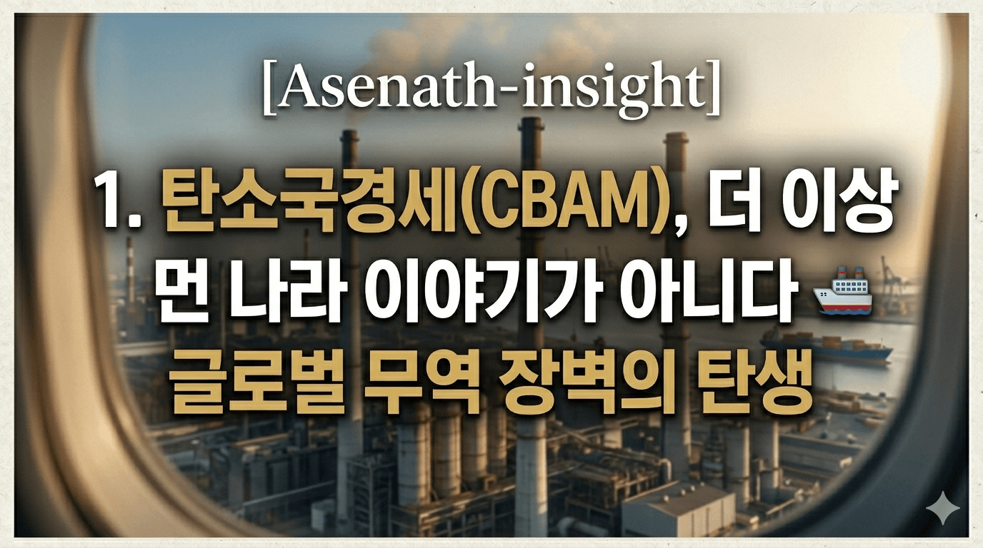 1. 탄소국경세(CBAM), 더 이상 먼 나라 이야기가 아니다 🚢