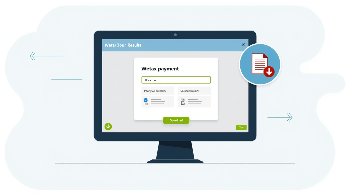 자동차세 납부 내역서