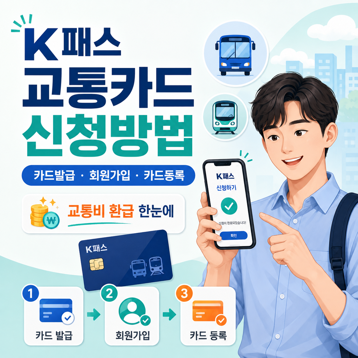 K패스 교통카드 신청방법, 직접 해보니 쉬울까?