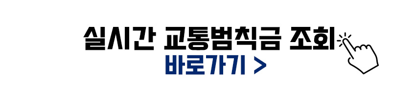 실시간 교통범칙금 조회 바로가기 이미지
