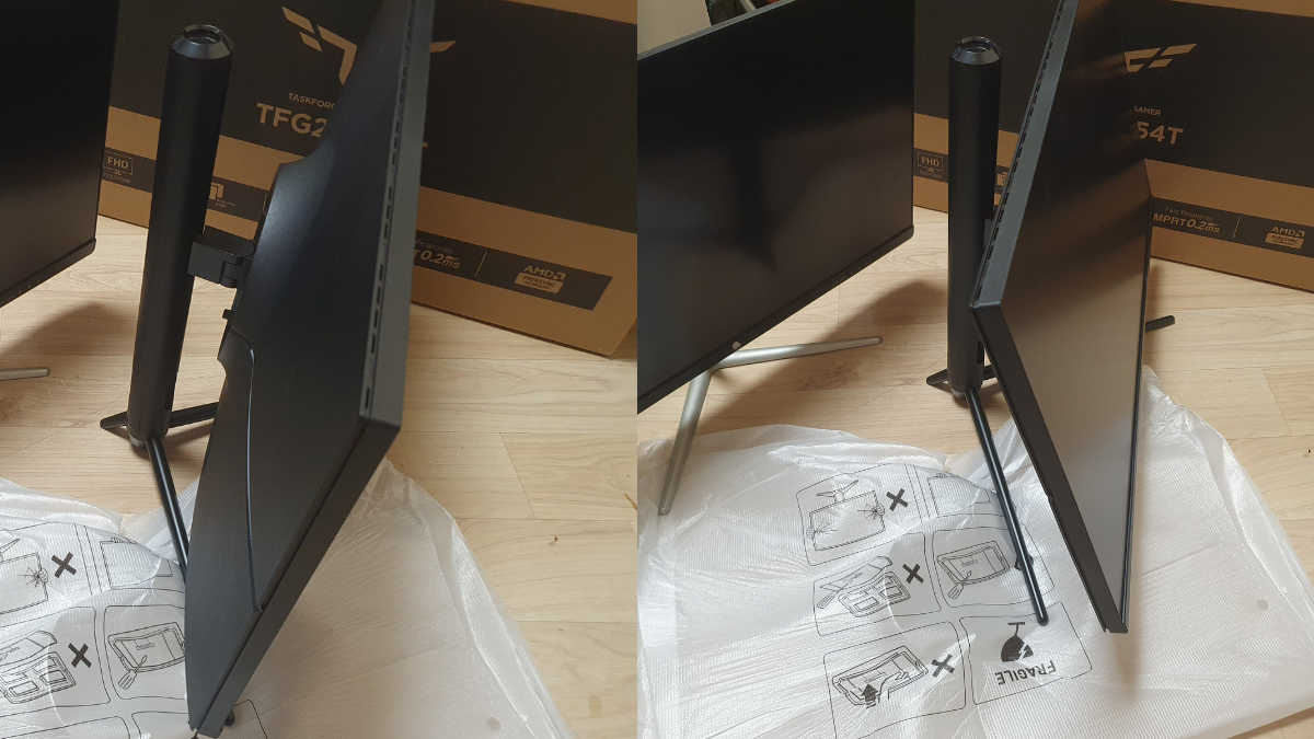 sRGB 99% ์ ์ฌํ์จ ํ์ฑ TFG24F54T ํ๋ฉด