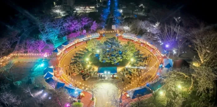 합천호 별꽃 야시장 축제 사진