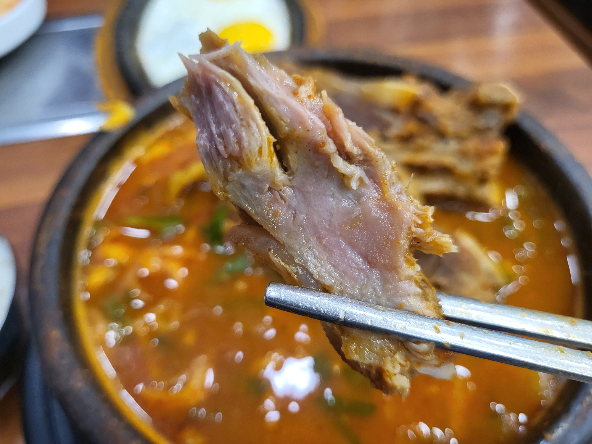 기절초품 - 고기 클로즈업