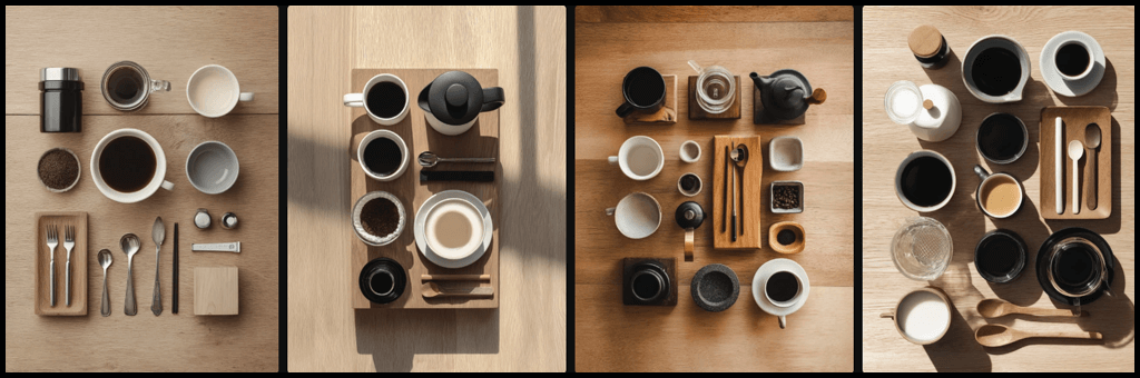 Top View 카메라 시점 예시 Midjourney