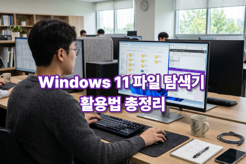 윈도우11 파일 탐색기 활용 팁 대표 이미지
