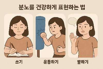 분노를 건강하게 표현하는 법