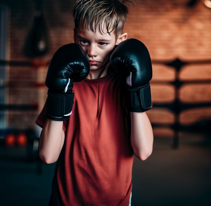 초보 복싱 선수(made by bing)