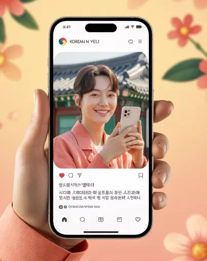 sns 화면