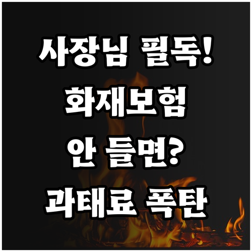 다중이용업소 화재배상책임보험 미가입 ..