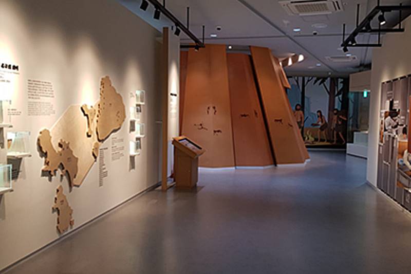 영종도-역사박물관-실내의-모습