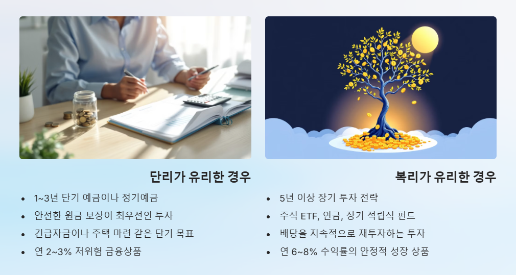 복리와 단리 선택기준