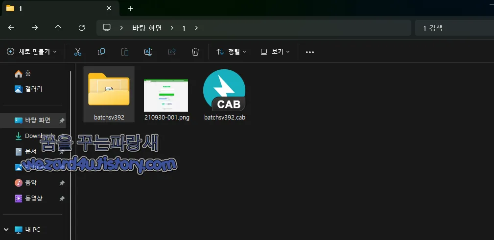 악성코드 에 포함된 파일들