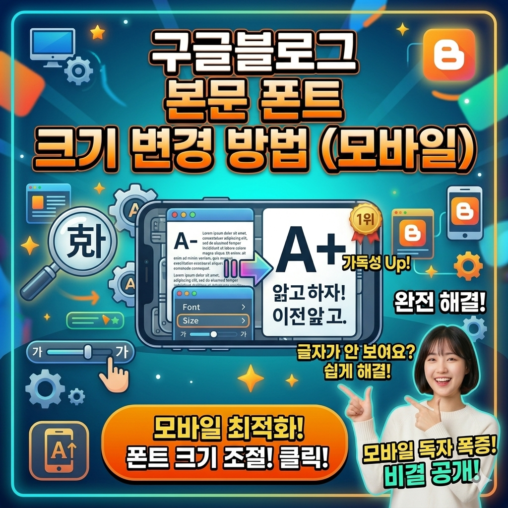 구글블로그 본문 폰트