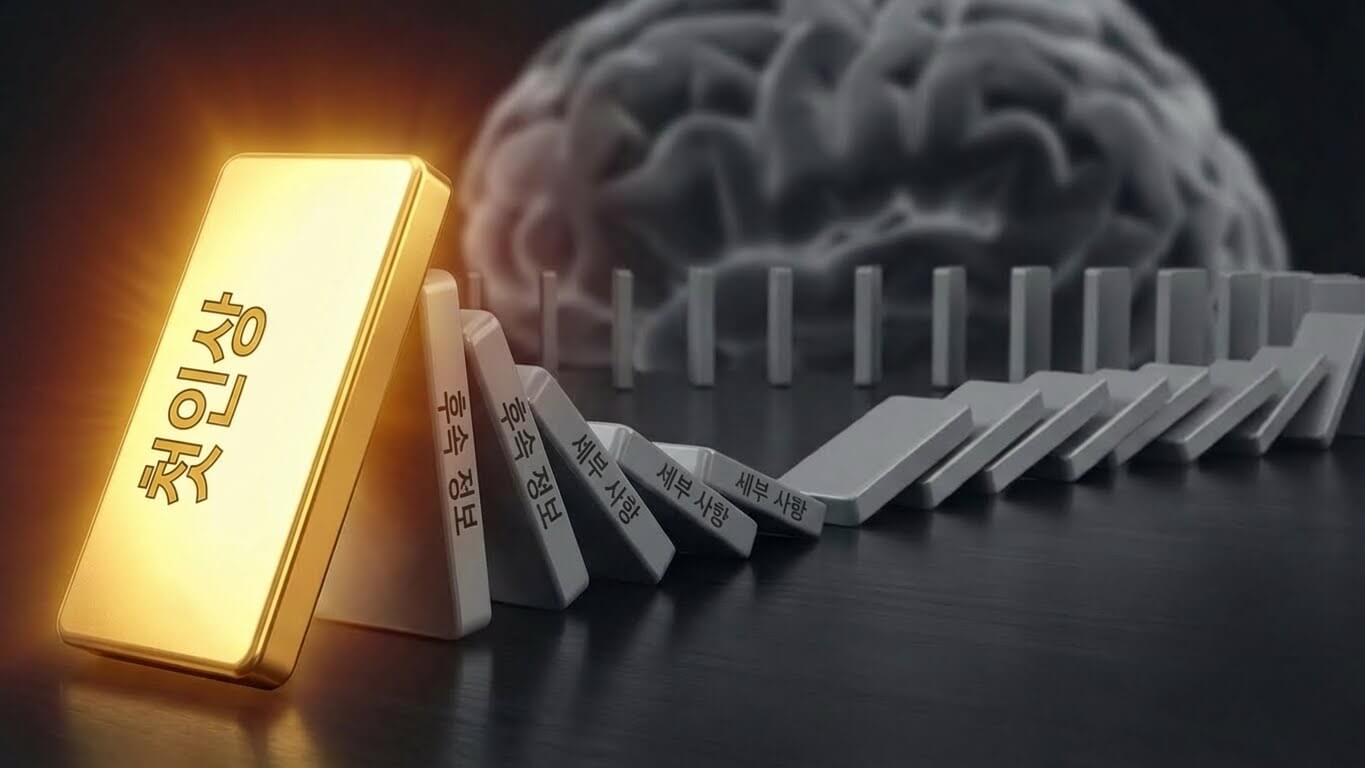 처음의 정보가 전체의 방향을 결정하는 초두 효과의 시각화