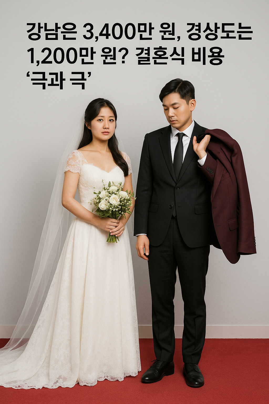 강남은 3,400만 원, 경상도는 1,200만 원? 결혼식 비용 '극과 극'