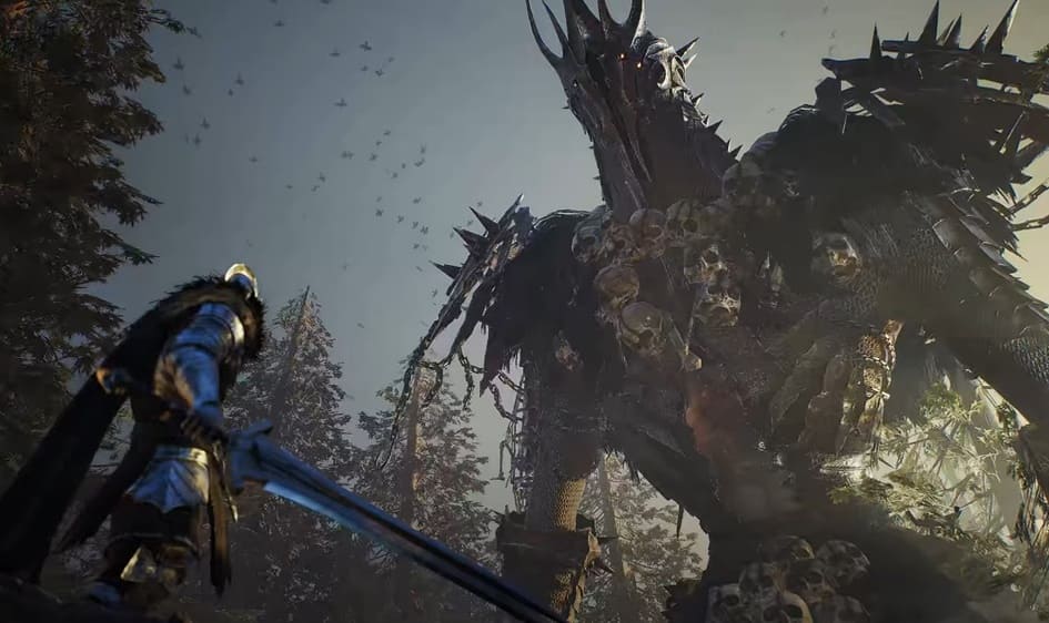 언리얼 엔진 5를 사용한 나이트 크로우 인게임