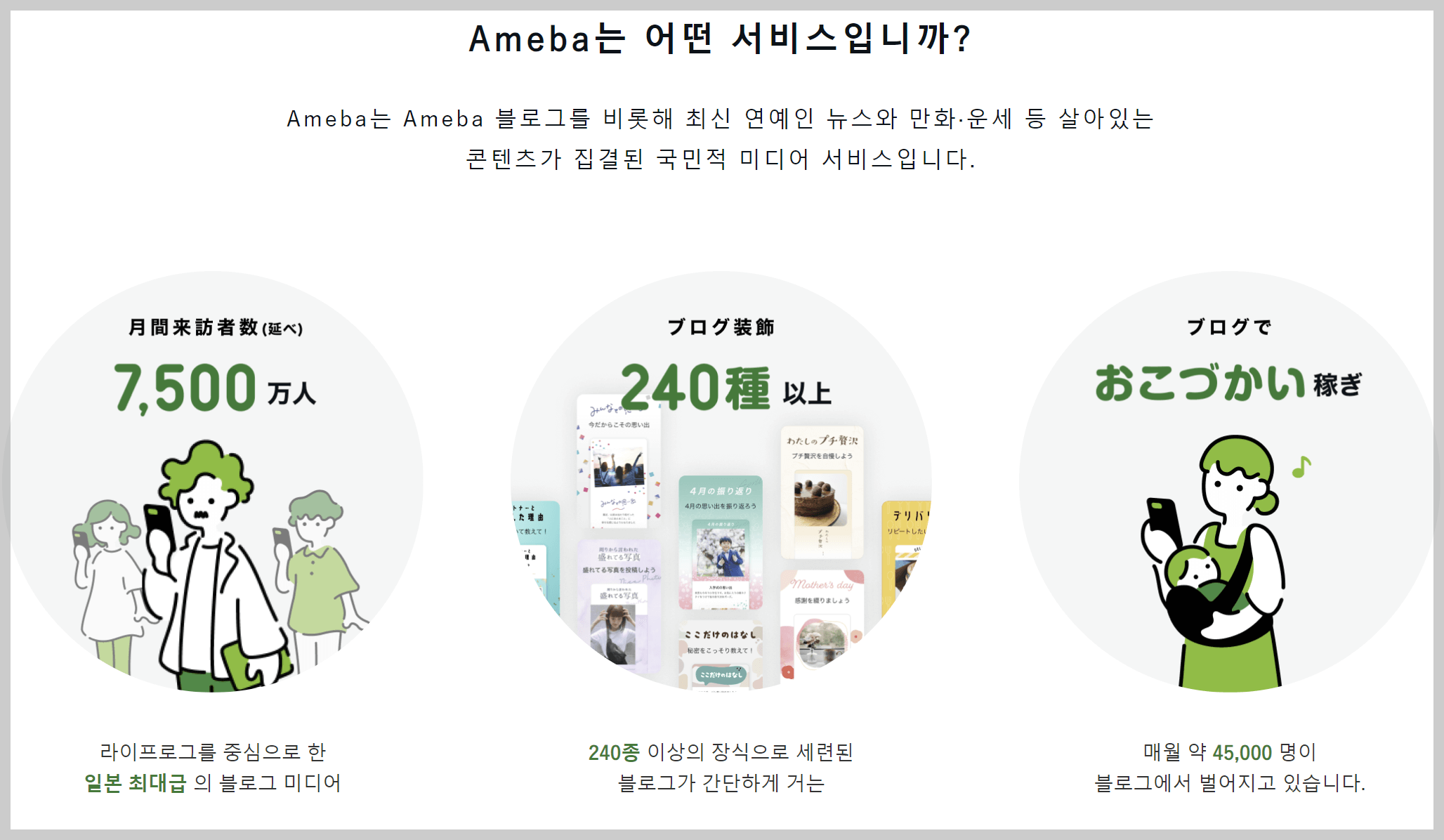 일본블로그 Ameba blog