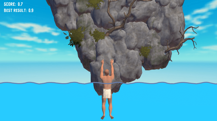 암벽등반-게임-시작-화면