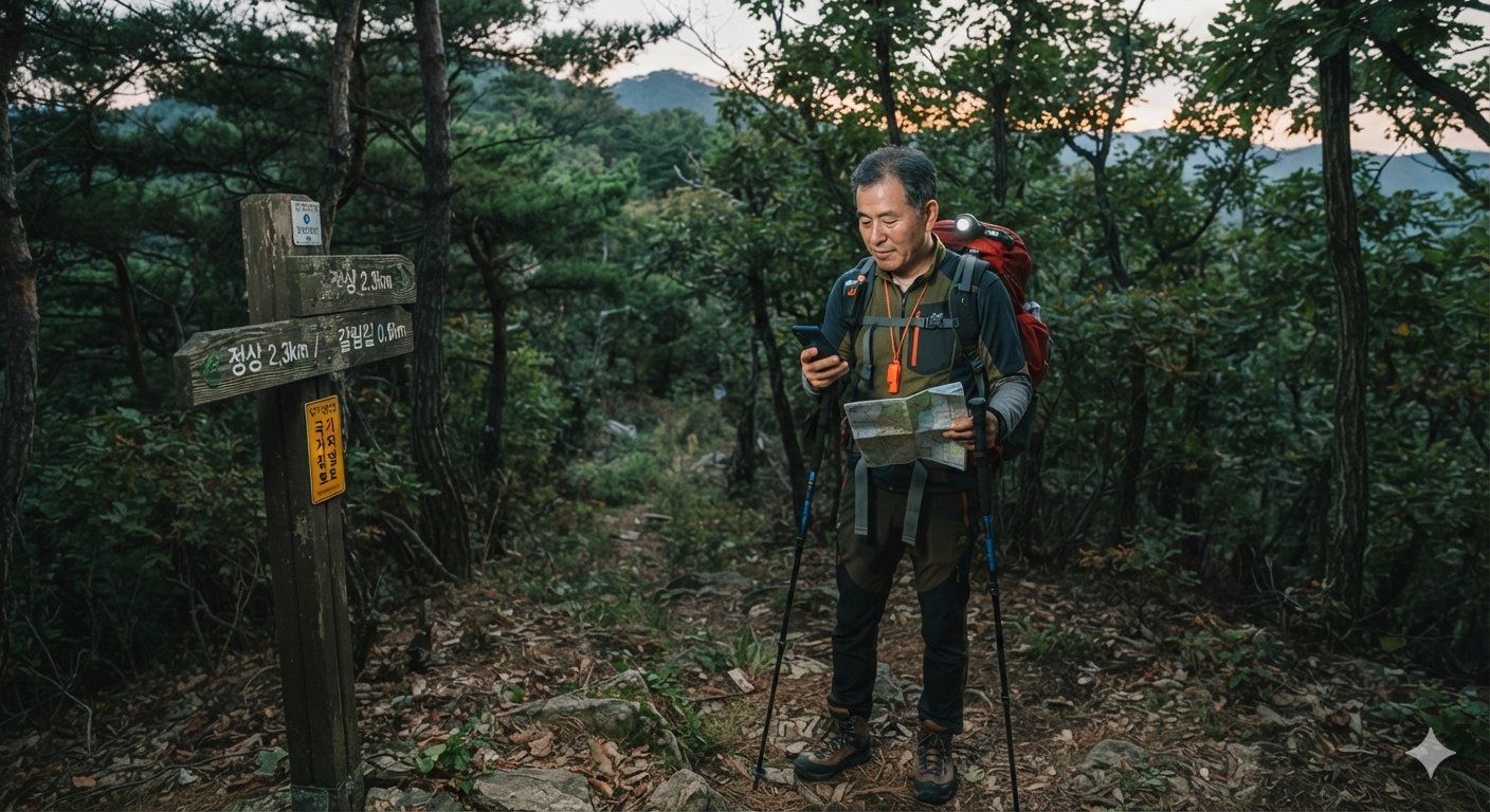산에서 길을 잃었을 때 대처 방법과 조난 방지 수칙
