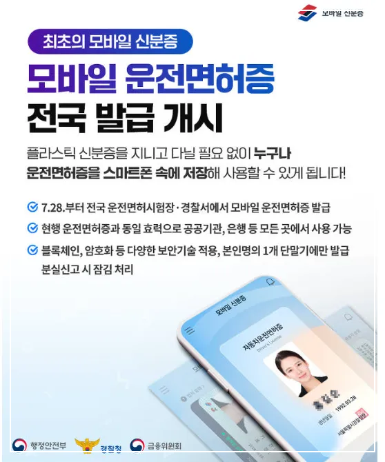 모바일 운전면허증 홍보자료