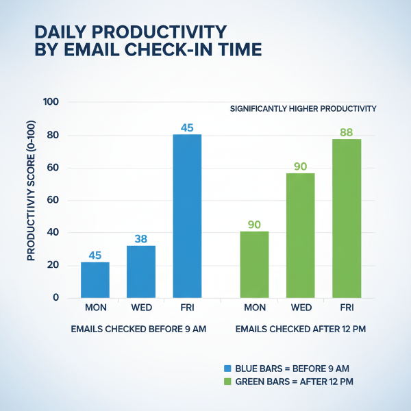 이메일&middot;메신저 늦게 확인해야 효과적인 이유 &mdash; 집중력을 지키는 &lsquo;디지털 리듬의 과학&rsquo;