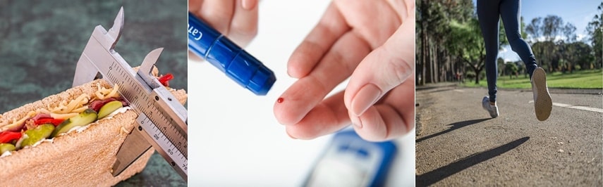 식사 전과 후의 혈당 수치 변화