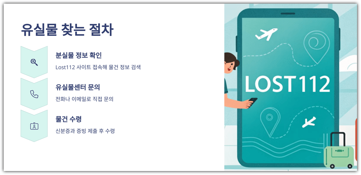 인천공항 유실물 찾는 절차