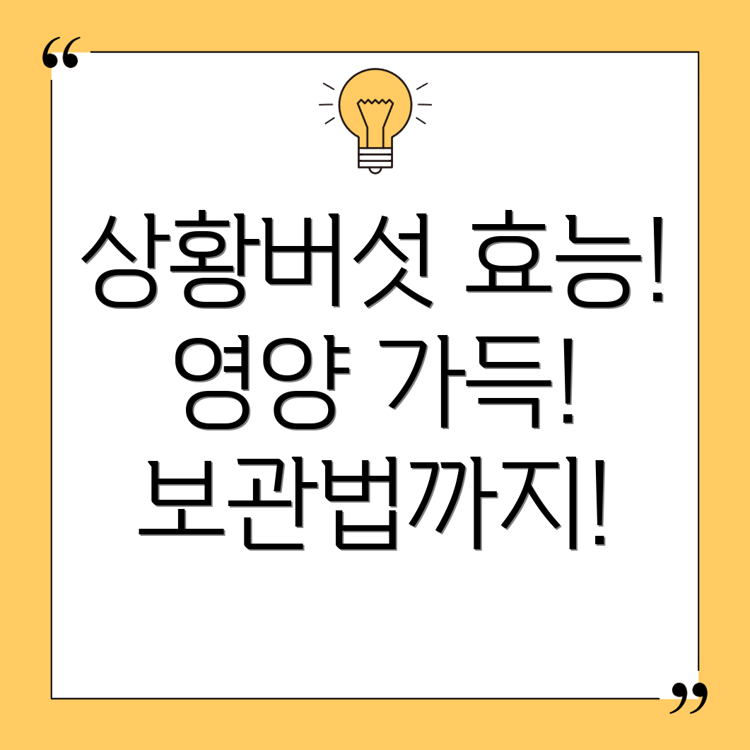상황버섯