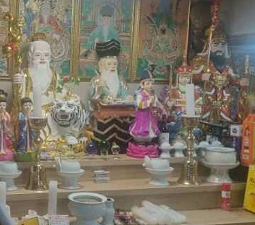 옥천 민선생님 신당 내부