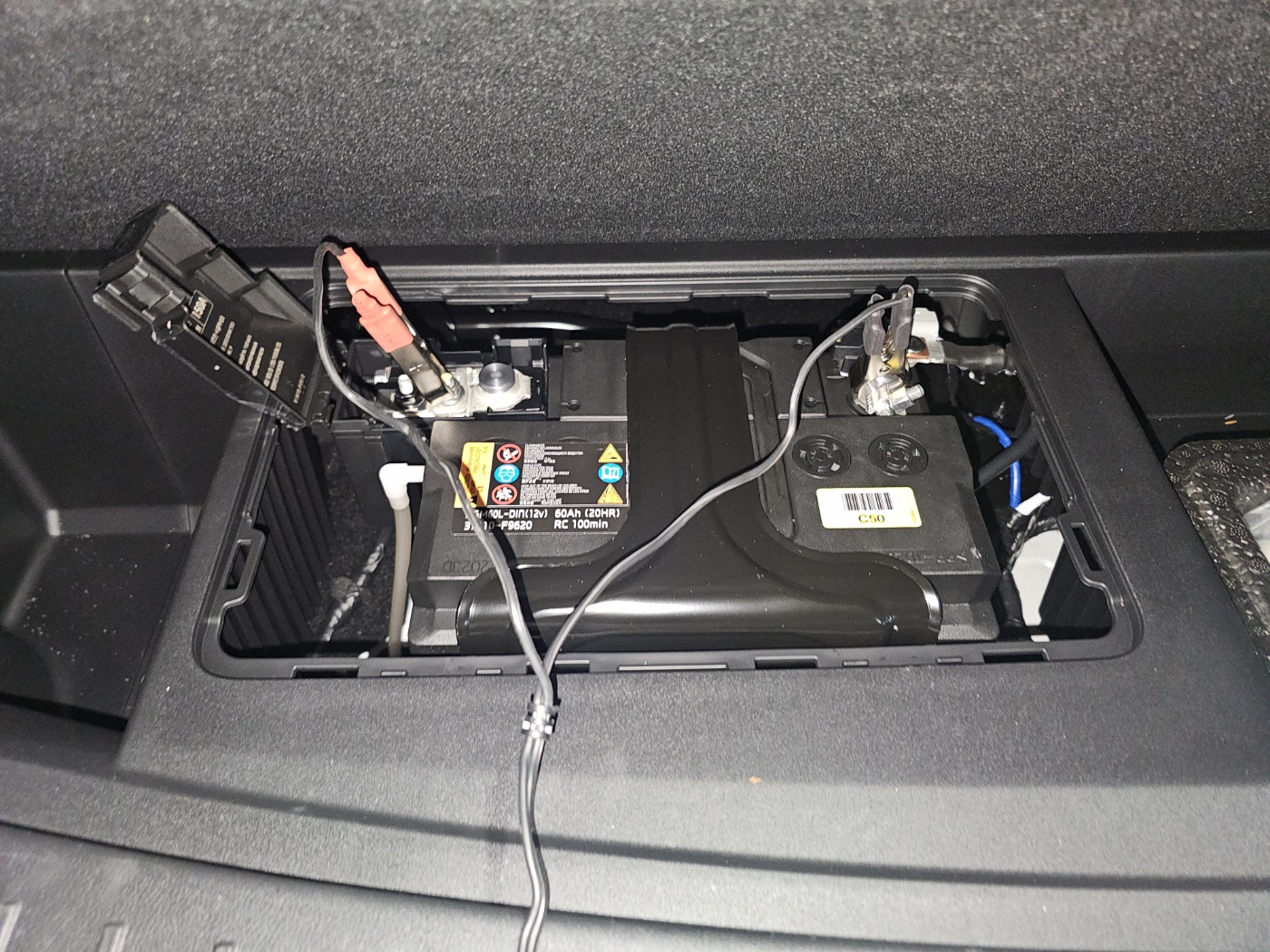 리페어 키트로 타이어 공기 넣기