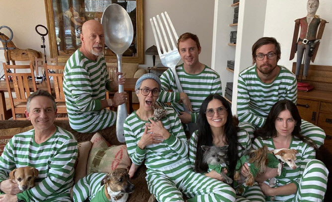 브루스 윌리스 가족 딸