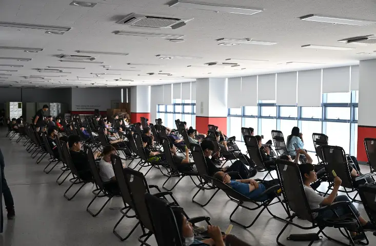 쿠팡-물류센터-휴게실