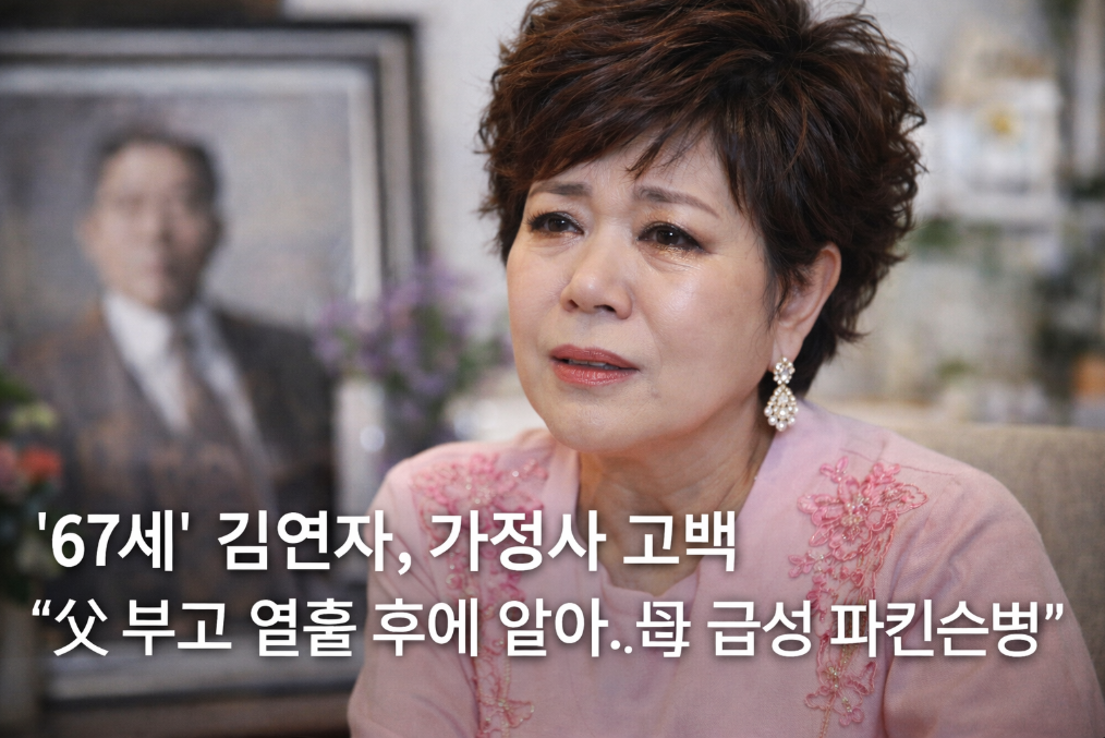 김연자, 父 부고 뒤늦게 알고 母 파킨슨병까지