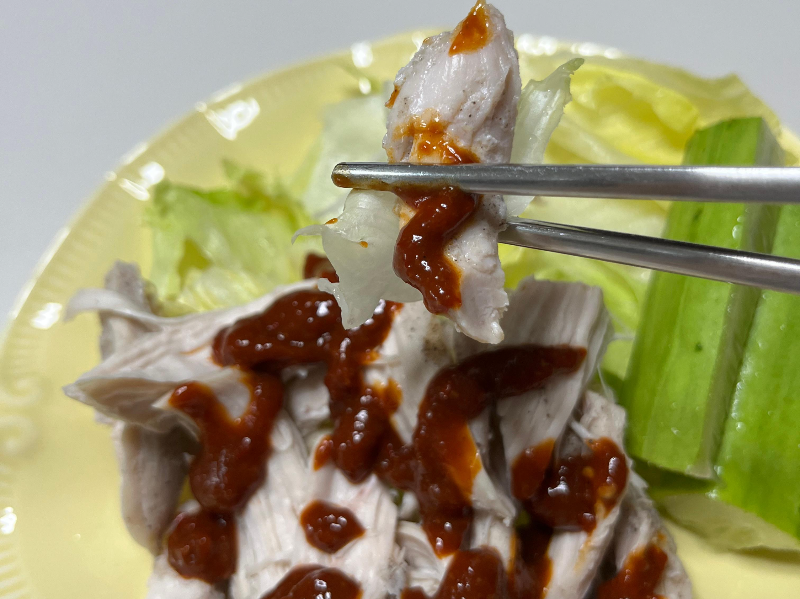 수지스그릴드닭가슴살&amp;비비드저당마라소스조합