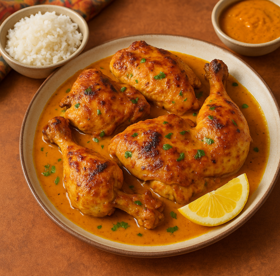 마카오 대표 음식 아프리카 치킨 모습