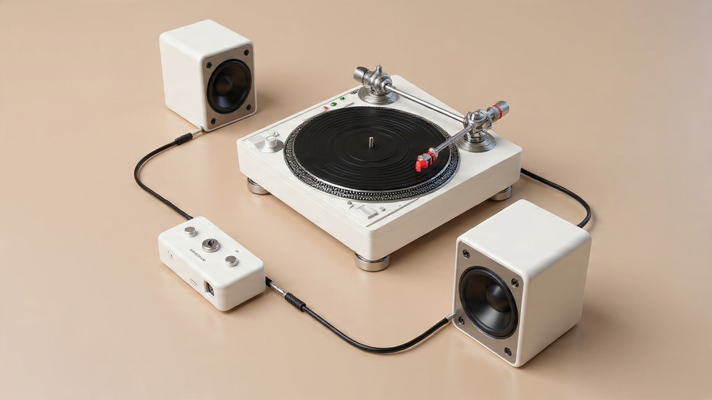 포노앰프 하나로 끝내는 LP 스피커 연결