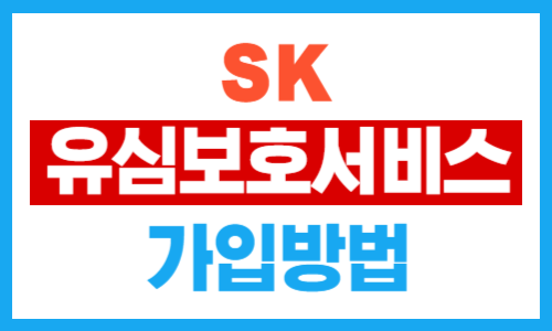 SK 유심보호서비스 가입방법