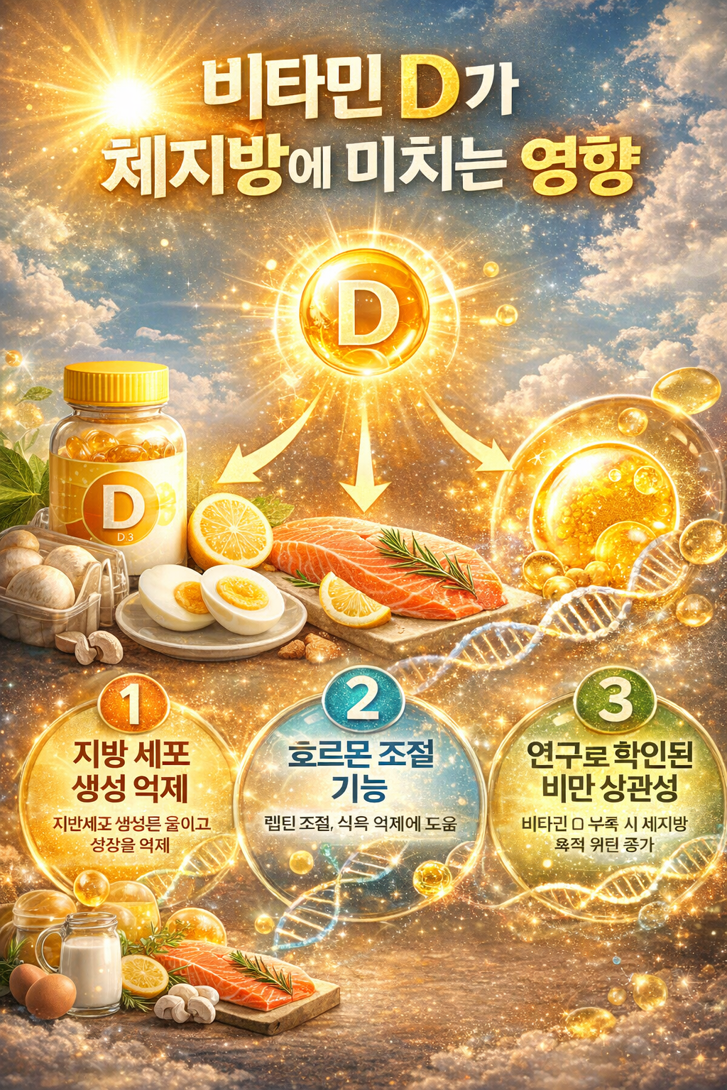 1.비타민 D가 체지방에 미치는 영향