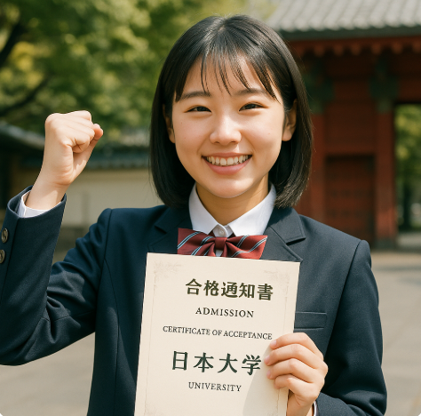 일본 대학 합격 관련 사진