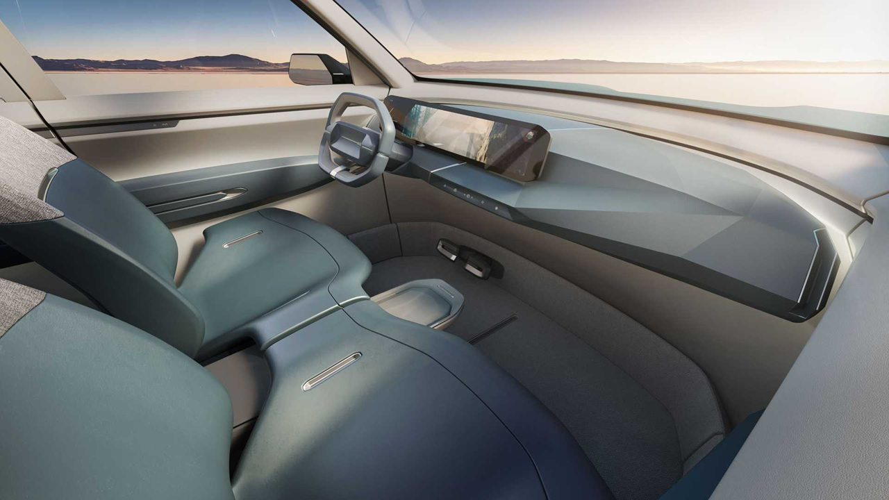 2023 EV5 콘셉트 내장 디자인 사진